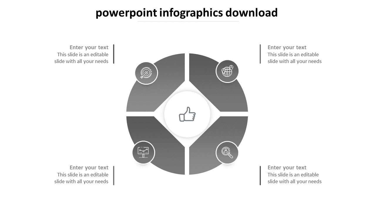 Free - PowerPoint Infographics Download Template Designs 4-Node